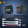 thumbnail image 4 of Momentary Rocker Switch, DPDT 7pin 12v 24v Toggle On Off On Jumper Wires Winch Pump Switchs With 5 Wires, For Cars Trucks Caravans Boats, 4 of 7
