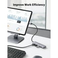 thumbnail image 5 of UGREEN 5-in-1 USB C Hub, USB C to 4 USB A 3.0 for Laptop, Compatible with MacBook, Tablet, Cellphone, 0.5 ft Cable, 5 of 10