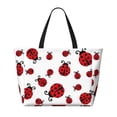 thumbnail image 2 of Disketp Fly Flying Ladybug Bolsa de Playa de Gran Capacidad, Bolso Impermeable y a Prueba de Arena para Mujer, Ideal para Playa, Piscina y Natación, 2 of 7