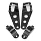thumbnail image 3 of Accesorio para motocicleta, soporte de montaje para faro de motocicleta de acero inoxidable negro Soporte para faro de motocicleta Rendimiento potente, 3 of 9