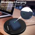 thumbnail image 2 of AirPods Case, Full Protective Silicone AirPods Accessories Cover Compatible with AirPods 1&2 Wireless and Wired Charging Case(Front LED Visible),Navy Blue, 2 of 7