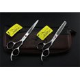 thumbnail image 5 of Kit de tijeras profesionales para cortar el cabello, juego de tijeras de peluquería de 15 cm con mango ergonómico., 5 of 5