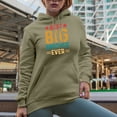 thumbnail image 2 of Best Big Brother Ever, Appreciation for Brothers, Sand Hooded Sweatshirt or Hoodie, 3XL, 2 of 5