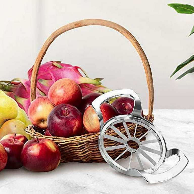 Apple Corer and Slicer | Apple Slicer and Corer | Matte Rose Gold Apple  Cutter | Stainless Steel 12 Blade | Pink Kitchen Utensils | Fruit Cutter 