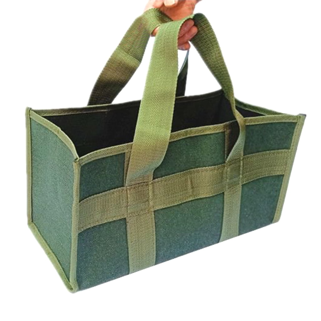 Wide Mouth Tool Bag Canvas Tool Bag Large Capacity Storage Bag Organizer Handbag