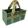 thumbnail image 4 of Wide Mouth Tool Bag Canvas Tool Bag Large Capacity Storage Bag Organizer Handbag, 4 of 14