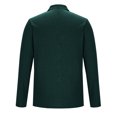 thumbnail image 3 of Brglopf Mens Polo Shirts Casual Long Sleeve Trendy Half Zipper V Neck Golf Tshirts Ribbed Knit Slim Fitted Solid Athletic Tops, 3 of 5