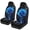 Blue Rose, variant on Uorisanigo Fashion Peacock Car Seat Covers Set of 2 Waterproof Universal Vehicle Front Seats Interior Protector Easy to Install Interior Protection Suitable Fits Most Car Auto SUV Sedan Truck