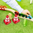 thumbnail image 3 of Mini Traffic Cones Plastic Ornaments for Decoration Use 30Pcs Pack, 3 of 5