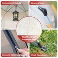 thumbnail image 4 of cisilov Tents for Camping, 2-6 Person Pop Up Camping Tent, Weatherproof Family Tent Outdoor Camping Hiking Backpacking, White, 4 of 8