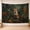 B, variant on XaaKee, Tapestry Wall Hanging, Harmony Fox Tapestry, High-Quality Polyester Bedroom Tapestry, 60x40Inch