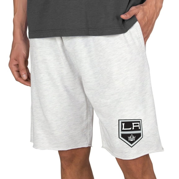 Men's Concepts Sport Oatmeal Los Angeles Kings Mainstream Terry Shorts