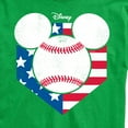 thumbnail image 3 of Disney - Americana - Mickey Baseball Flag Diamond - Adult Short Sleeve Graphic T-Shirt, 3 of 5