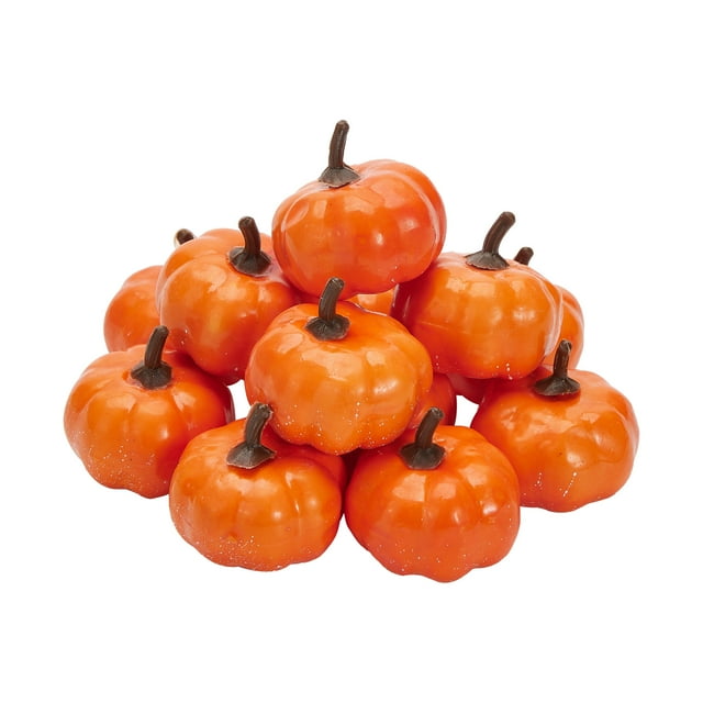 Opperiaya Halloween Pumpkin Decorations Artificial Pumpkins Fall Harvest Thanksgiving Tabletop Centerpieces for Home