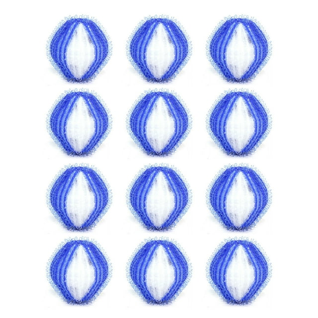 JIEMUCES 12/16/20 Pcs Boules de Retrait de Poils d'Animaux Boules de Séchage Réutilisables Design Gain de Place Accélère le Temps de Séchage Boule de Séchage