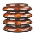 thumbnail image 2 of 4pcs Upright Piano Caster Cups,rosewood Color Piano Caster Piano Leg Floor Protectors With Non- & A, 2 of 5