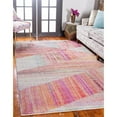 thumbnail image 2 of Unique Loom Lyon Geometric Gradient Area Rug 8' x 10' Rectangle Multi/Pink, 2 of 2