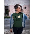 thumbnail image 2 of Go Daisies Positive Quote T-Shirt Women -Image by Shutterstock, Female x-Large, 2 of 4