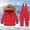 33 Red, variant on guisaled Toddler Snowsuit Baby Boys Girls Winter Coat Clothes Snow Pants and Puffer Jackets Waterproof 2 Piece Kids Ski Suits