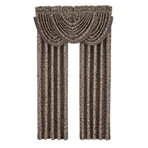 J QUEEN NEW YORK Astoria Mink Two Lined Pole Top Drapery Panels, Pair, 50" x 84"