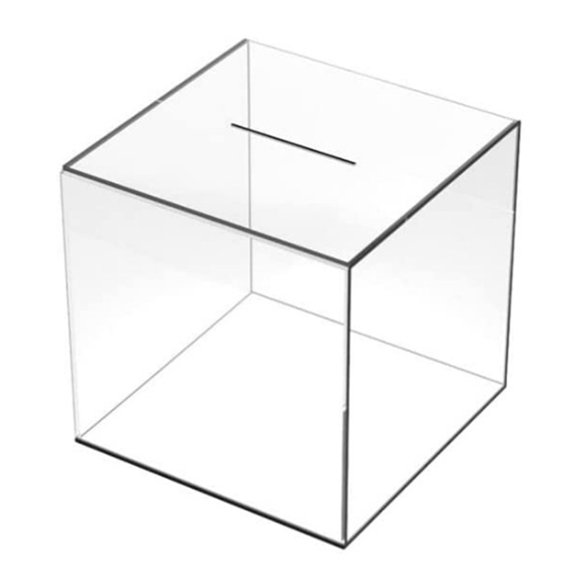 Tirelire Transparente Tirelire en Acrylique Transparente Carrée Grande Capacité