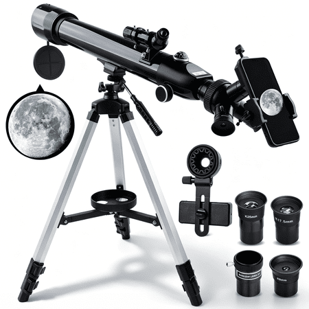 Telescope for Adults with 3 Rotatable Eyepieces, 700mm HD High Powered Astronomy Telescope, 70mm Large Aperture Optics Telescope for Moon Viewing, Outdoor Scenery Watching