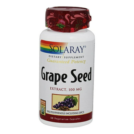 Solaray - Grape Seed Extract 100 mg. - 60 Vegetarian