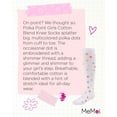 thumbnail image 7 of MeMoi Polka Point Cotton Blend Knee Socks - Girls - Female, 6, White, 7 of 7