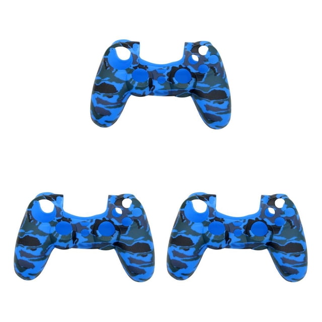 Seitruly Reemplazo para la funda del controlador inalámbrico Impresión de camuflaje Cubierta de goma protectora de la piel del gel de silicona Type1 NO1