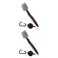 thumbnail image 4 of Sonducket Cepillo de palo de golf de acero inoxidable Reemplazo ergonómico Cepillos de bola de doble cara de color sólido Accesorios con Rosa con Tapa 2Conjunto, 4 of 6