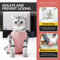 thumbnail image 5 of Cat Recovery Suit for Abdominal Wounds or Skin Diseases, Cat Onesie for Cats After Surgery Female Kitten Recovery Suit, Breathable E-Collar Alternative for Cats After Spay Anti Licking Wounds, 5 of 8