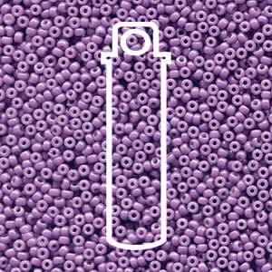 Duracoat Opaque Dyed Dark Purple Miyuki Seed Beads 15/0 15-94490-TB