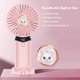 thumbnail image 4 of Ventilador portátil de 2400 mAh, mesa eléctrica de refrigeración para dormitorio doméstico rosa, 4 of 4