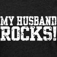 thumbnail image 3 of CafePress - My Husband Rocks Women's Dark T Shirt - Womens Football Shirt, 3 of 4