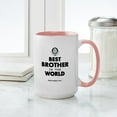 thumbnail image 4 of CafePress - The Best In The World Best Brother Mugs - 15 oz Ceramic Large White Novelty Mug, 4 of 4