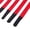 Red, variant on Rupoun Heavy Duty Adjustable Nylon Bicycle Handlebar Tie Straps Eco-Friendly Wear-Resistant Hook and Loop Closure Fastening Cable Organizers Bike Secure Binding Bands 5-Pack, Black (9.84 x 0.78 In)
