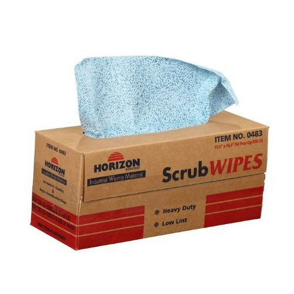 ScrubWipes Preparation Wipers - 1-Ply, 7920-01-233-0483, 50 per Dispenser, 6 Dispensers/Box