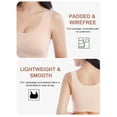 thumbnail image 3 of Amdohai Women Comfortable Bra Plus Size Wirefree Soft Lightweight Tank Tops Sleep Bras, 3 of 8
