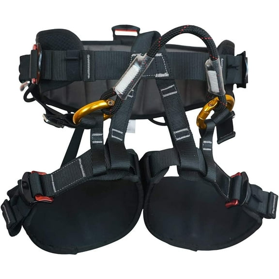 Half Body Tree Climbing Harness Climbing Harness Men Thicken Widen Protect Waist Safety Harness for Arborist Harness Working Rescuing at Height Safety Belt Harness