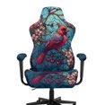 thumbnail image 3 of Whosucclay Cardinal Cherry Blossom Print Gaming Chair Cover, Stretchable Elastic Computer Desk Chair Cover with Armrest Covers, 4Pcs Soft Non Fading Office Chairs Covers Slipcovers, 3 of 8