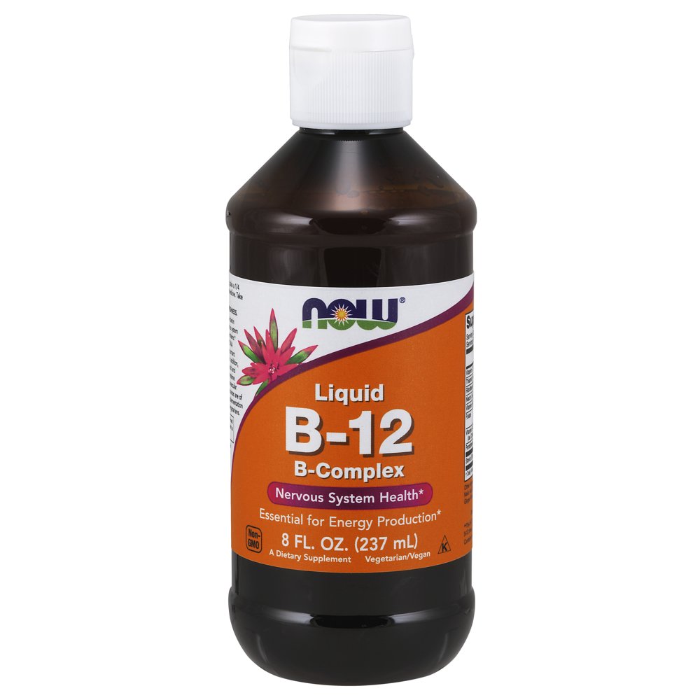 NOW Supplements, Vitamin B12 Complex Liquid, Energy Production