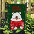 thumbnail image 2 of GZHJMY Garden Flag Vertical Double Sided ﻿Christmas Polar Bear Garden Flag Suitable for Yard Terrace Lawn Outdoor Decoration 12x18 Inch Yard Flags, 2 of 5