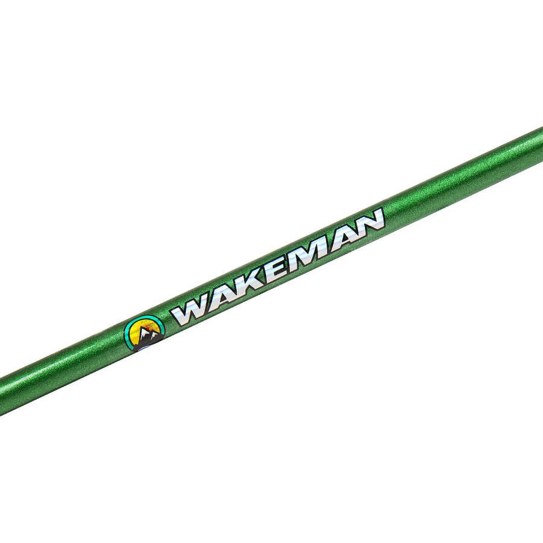 Wakeman Spawn Series Kids Spincast Combo and Tackle Set, Green