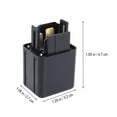 thumbnail image 3 of Relé mecánico unipolar de 4 pines RTT7121A de 12 V y 40 A, reemplazo directo para el relé 90987-02006 (color aleatorio), 3 of 5