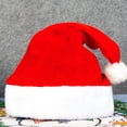 thumbnail image 3 of Gorro de Papá Noel con lindo pompón gorro Noel para niños adultos muñeco de nieve (aldult) 1 Uds, 3 of 4
