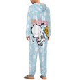 thumbnail image 3 of Pochacco Unisex Onesie Pajamas Zipper Jumpsuit Hooded One Piece Sleepwear for Family Mens Womens, 3 of 8