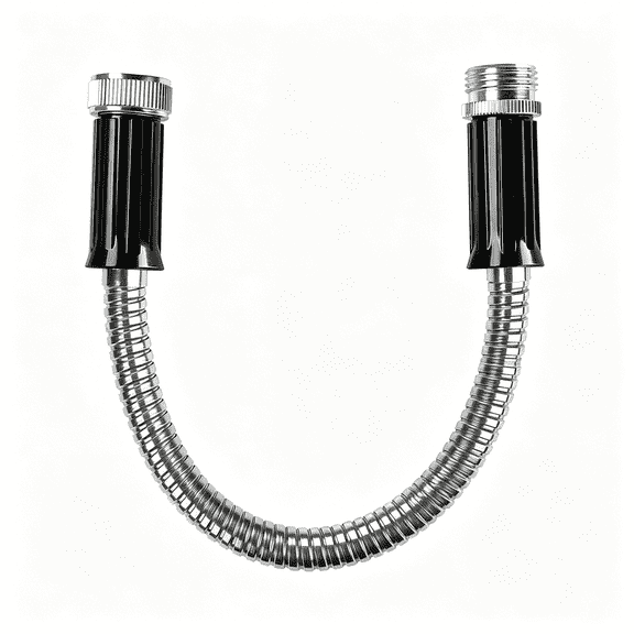 ZHZFKQ Metal Short Garden Hose 1 Foot Connectors,Drainage Hose for Dehumidifier Small Water Hose Extension High Pressure Bib Reel Extender,Drinking Water Hose for Rv Outdoor