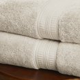 Hotel Style Pima Cotton 2 PC Bath Towel Set, Grey Pumice