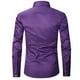 thumbnail image 3 of Blusa y camisa de manga larga con cuello vuelto Camisa de vestir de manga larga para hombre Camisa de vestir de manga larga de corte regular Casual con botones Blusa y camisa de manga larga lisa con c, 3 of 3