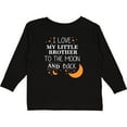 thumbnail image 3 of Inktastic I Love My Little Brother To The Moon and Back Boys or Girls Long Sleeve Toddler T-Shirt, 3 of 5
